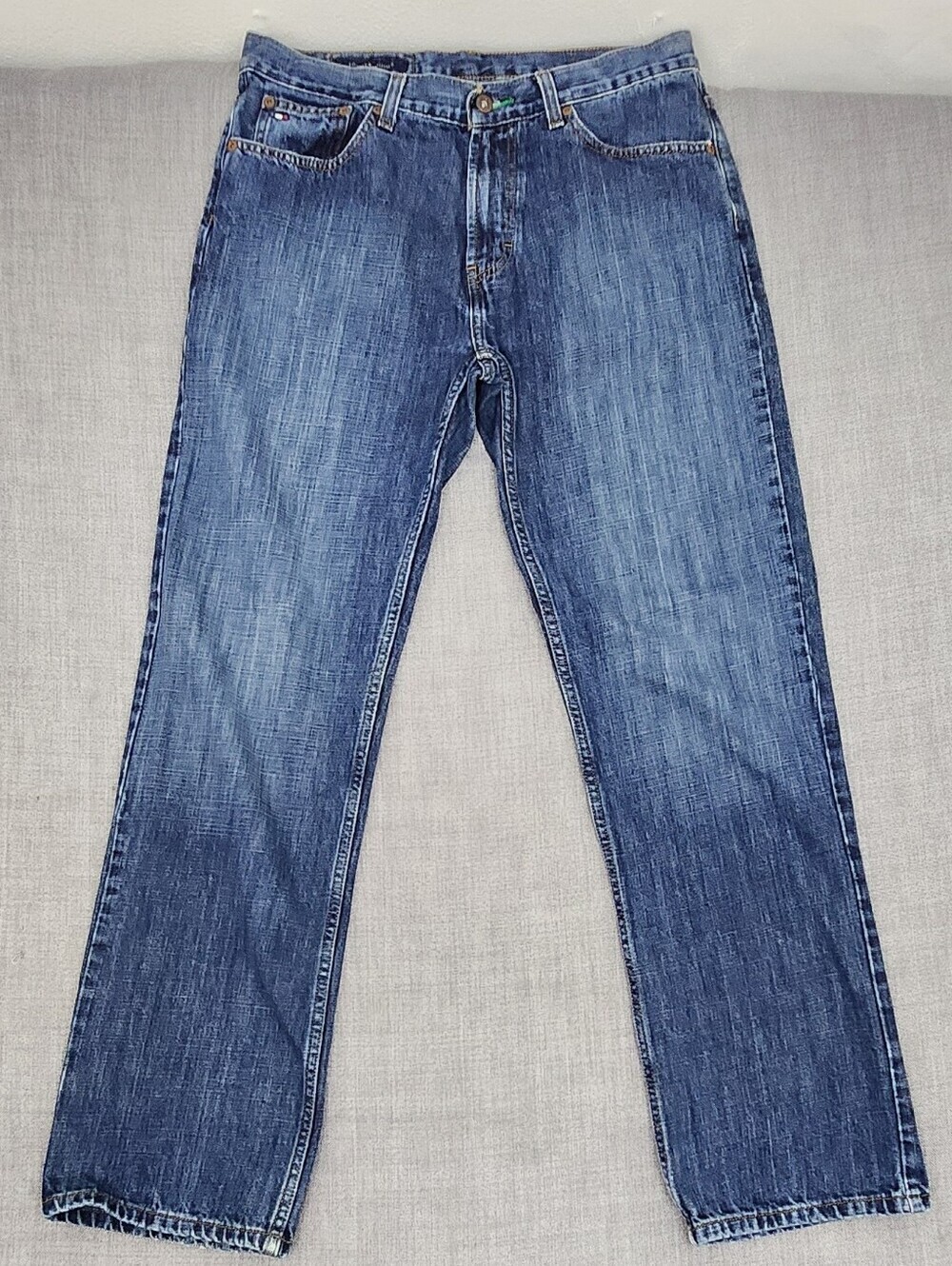 Tommy Hilfiger Custom Straight Medium Wash Denim Jeans 32 × 32 - Picture 1 of 12
